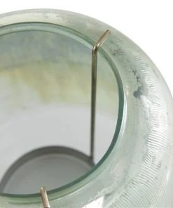 Grayson Lane Turquoise Hurricane Glass Candle Holder -GRAYSON LANE shop 330862691 AlternateImage3 l