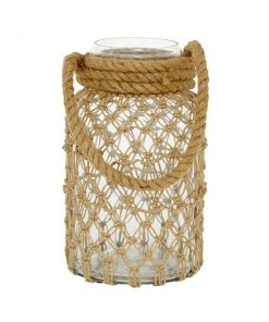 Grayson Lane Brown Rope Glass Lantern Candle Holder -GRAYSON LANE shop 330862694 AlternateImage5 l