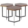 Grayson Lane Wood Accent Table Set - 3-Piece