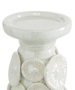 Grayson Lane Ceramic Pillar Candle Holder - Set of 2 -GRAYSON LANE shop 330862704 AlternateImage3 l