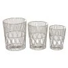 Grayson Lane Silver Metal Storage Baskets - Set of 3
