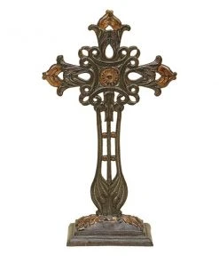 Grayson Lane Copper Iron Decorative Cross