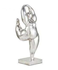 Grayson Lane Modern Silver Polystone Dancer