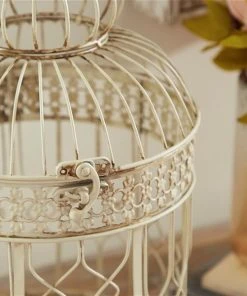 Grayson Lane Vintage Cream Metal Birdcages - Set of 2 -GRAYSON LANE shop 330862740 AlternateImage2 l