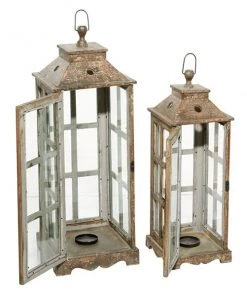 Grayson Lane 2-Candle Wood Lantern Candle Holder - Set of 2 4 Grayson Lane 2-Candle Wood Lantern Candle Holder - Set of 2 -GRAYSON LANE shop 330862746 AlternateImage5 l