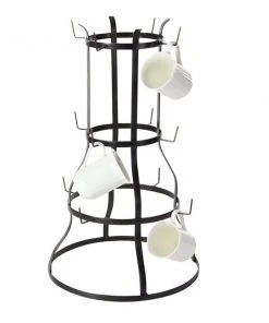 Grayson Lane Black Metal Mug Holders- Set of 2 -GRAYSON LANE shop 330862753 AlternateImage3 l