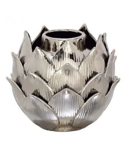 Grayson Lane Silver Porcelain Vase