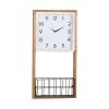 Grayson Lane Analog Rectangle Wall Clock