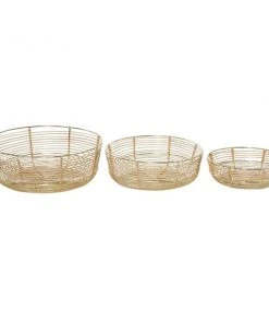 Grayson Lane Gold Metal Bowls - Set of 3 -GRAYSON LANE shop 330862760 AlternateImage4 l