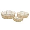 Grayson Lane Gold Metal Bowls - Set of 3