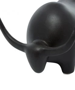 Grayson Lane Contemporary Black Ceramic Bull Sculpture -GRAYSON LANE shop 330862765 AlternateImage2 l