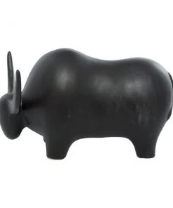 Grayson Lane Contemporary Black Ceramic Bull Sculpture -GRAYSON LANE shop 330862765 AlternateImage4 l