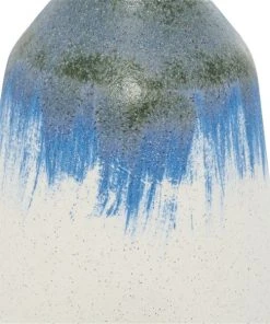 Grayson Lane Contemporary Blue Black and White Ceramic Vase -GRAYSON LANE shop 330862772 AlternateImage3 l