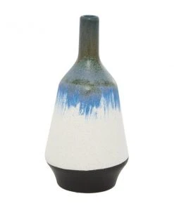 Grayson Lane Contemporary Blue Black and White Ceramic Vase -GRAYSON LANE shop 330862772 AlternateImage4 l