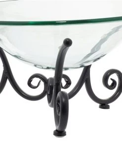 Grayson Lane Clear Glass and Metal Serving Bowl -GRAYSON LANE shop 330862776 AlternateImage2 l