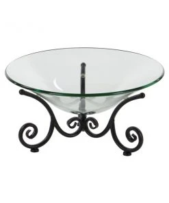 Grayson Lane Clear Glass and Metal Serving Bowl -GRAYSON LANE shop 330862776 AlternateImage4 l