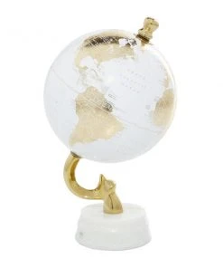 Grayson Lane Gold Marble Globe