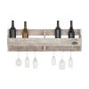 Grayson Lane 36-in x 11-in Brown Wood Wine Rack
