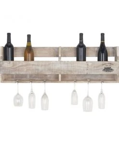 Grayson Lane 36-in x 11-in Brown Wood Wine Rack