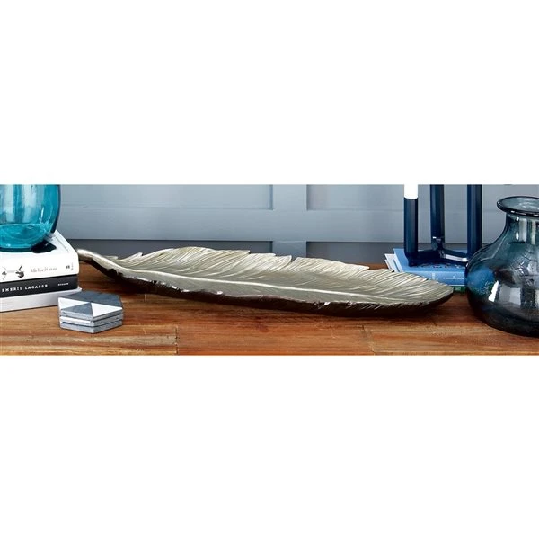 Grayson Lane Silver Resin Tray 2 Grayson Lane Silver Resin Tray - Image 2