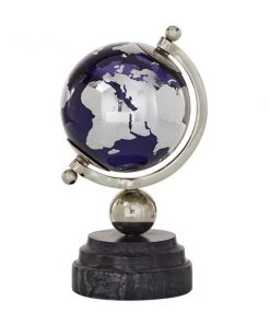 Grayson Lane Coastal Blue Ceramic Globe