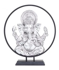 Grayson Lane Black and Silver Polystone Sculpture