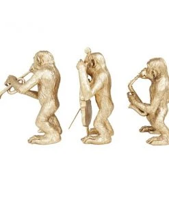 Grayson Lane Gold Polystone Monkey Sculpture -GRAYSON LANE shop 330862816 AlternateImage3 l