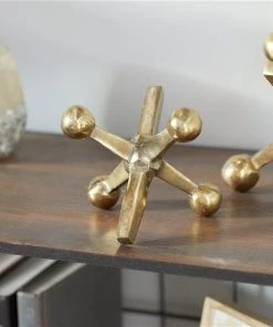 Grayson Lane Gold Aluminum Geometric Scultures - Set of 2 -GRAYSON LANE shop 330862820 AlternateImage2 l