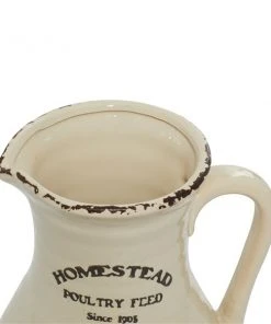 Grayson Lane White Farmhouse Porcelain Vases - Set of 3 -GRAYSON LANE shop 330862821 AlternateImage3 l