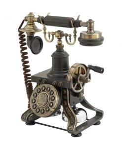 Grayson Lane Black Brass Antique Phone -GRAYSON LANE shop 330862830 AlternateImage3 l