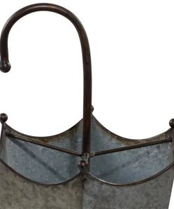 Grayson Lane 3-Umbrella Grey Metal Indoor Umbrella Stand -GRAYSON LANE shop 330862834 AlternateImage4 l