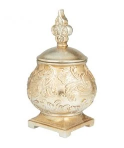 Grayson Lane Gold Polystone Decorative Jar