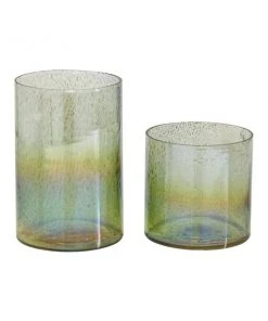 Grayson Lane Green Glass Vases - Set of 2 -GRAYSON LANE shop 330862853 AlternateImage4 l