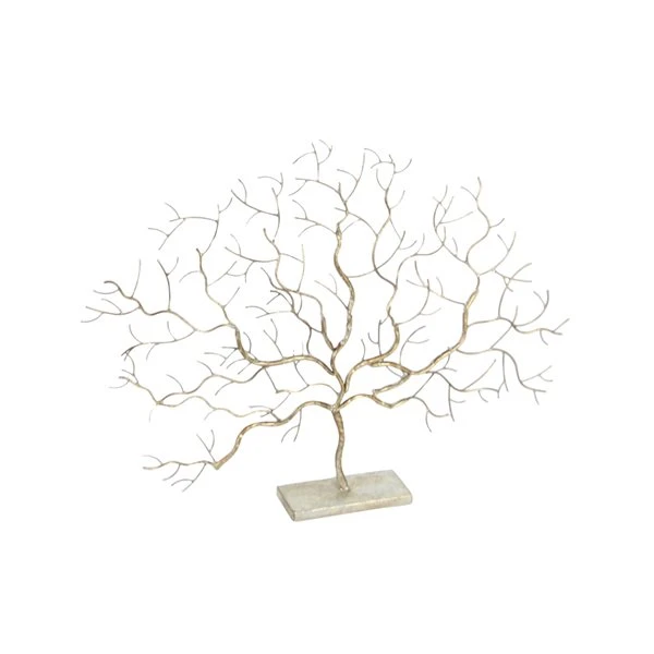 Grayson Lane Silver Metal Tree Sculpture 4 Grayson Lane Silver Metal Tree Sculpture - Image 4