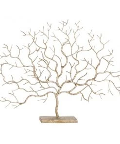 Grayson Lane Silver Metal Tree Sculpture