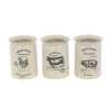 Grayson Lane White Porcelain Jars - Set of 3