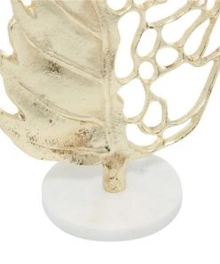 Grayson Lane Gold Aluminum Leaf Sculptures - Set of 2 -GRAYSON LANE shop 330862875 AlternateImage2 l