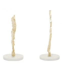 Grayson Lane Gold Aluminum Leaf Sculptures - Set of 2 -GRAYSON LANE shop 330862875 AlternateImage3 l