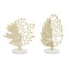 Grayson Lane Gold Aluminum Leaf Sculptures - Set of 2