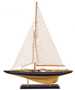 Grayson Lane Light Brown Wood Sail Boat Sculpture