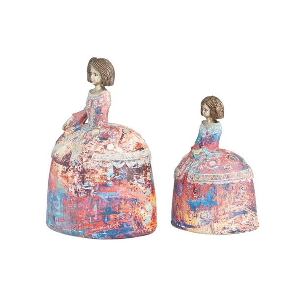 Grayson Lane Multicolour Tuscan Polystone Sculptures - Set of 3 4 Grayson Lane Multicolour Tuscan Polystone Sculptures - Set of 3 - Image 4