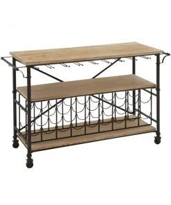 Grayson Lane 48-in x 31-in Brown Metal Wine Rack -GRAYSON LANE shop 330862879 AlternateImage4 l