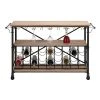 Grayson Lane 48-in x 31-in Brown Metal Wine Rack