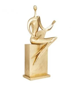 Grayson Lane Gold Polystone Contemporary Sculpture -GRAYSON LANE shop 330862882 AlternateImage3 l