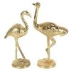 Grayson Lane Gold Aluminum Coastal Bird Sculptures - Set of 2