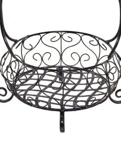 Grayson Lane 2-Tier Black Basket Stand -GRAYSON LANE shop 330862889 AlternateImage3 l