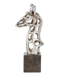 Grayson Lane Silver Polystone Giraffe 8 Grayson Lane Silver Polystone Giraffe -GRAYSON LANE shop 330862892 AlternateImage3 l