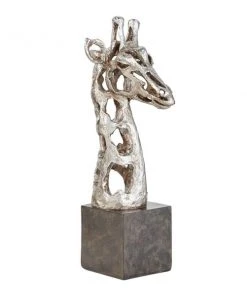 Grayson Lane Silver Polystone Giraffe 9 Grayson Lane Silver Polystone Giraffe -GRAYSON LANE shop 330862892 AlternateImage4 l