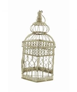 Grayson Lane Cream Metal Birdcages - Set of 2 7 Grayson Lane Cream Metal Birdcages - Set of 2 -GRAYSON LANE shop 330862899 AlternateImage4 l