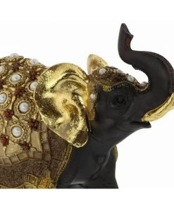 Grayson Lane Gold Polystone Elephant Sculptures - Set of 3 7 Grayson Lane Gold Polystone Elephant Sculptures - Set of 3 -GRAYSON LANE shop 330862900 AlternateImage2 l